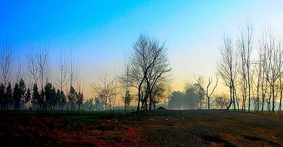 Dusk in Major Qila Village, Peshawer-Pakistan